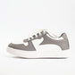 Dark Grey And White Multi Color Sneaker