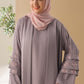 Dusty Lavender Shrug Abaya