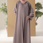 Dusty Lavender Shrug Abaya