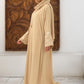 Embroidered Camel Abaya