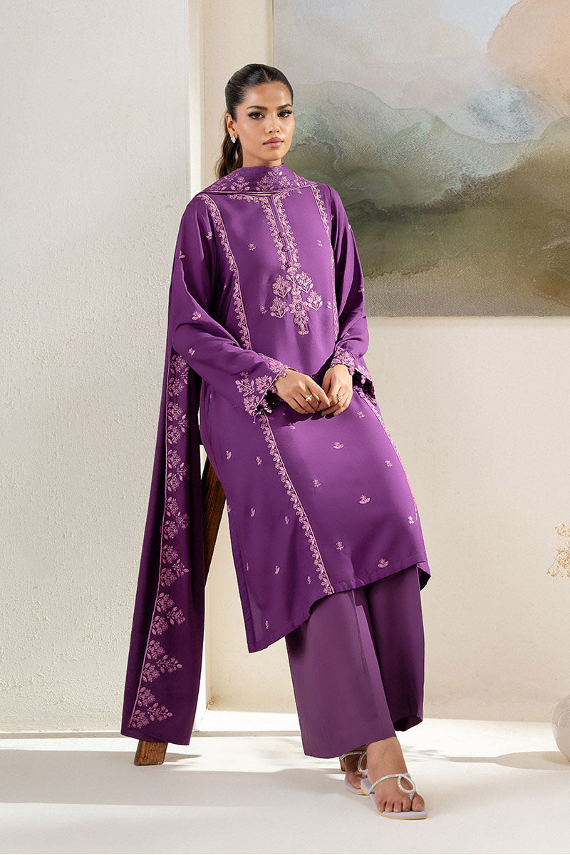 PURPLE HUE-2PC (SHIRT & DUPATTA)