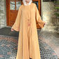 Ethnic Apricot Abaya