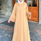 Ethnic Apricot Abaya