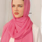 Faded Red Crinkle Silk Hijab