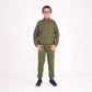 Olive Green Jacquard Set