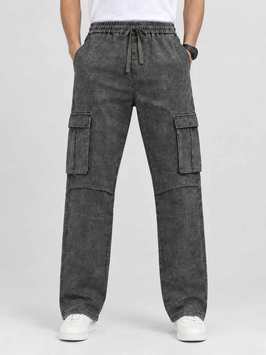 SABLE UTILITY TROUSER - Charcoal