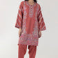 Stitched Dark Pink Embroidered Shirt + Shalwar