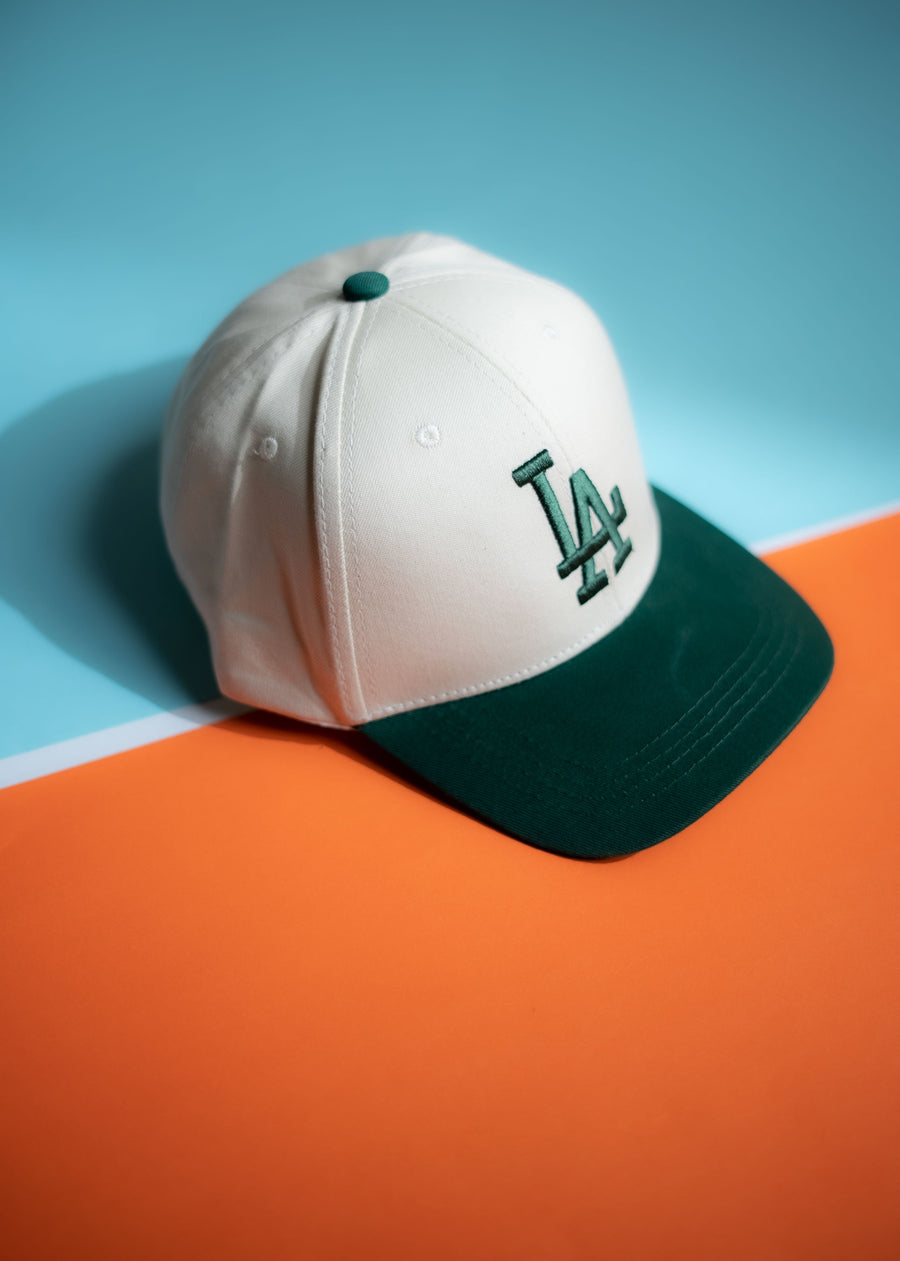 Green Two Tone LA Cap -PK46