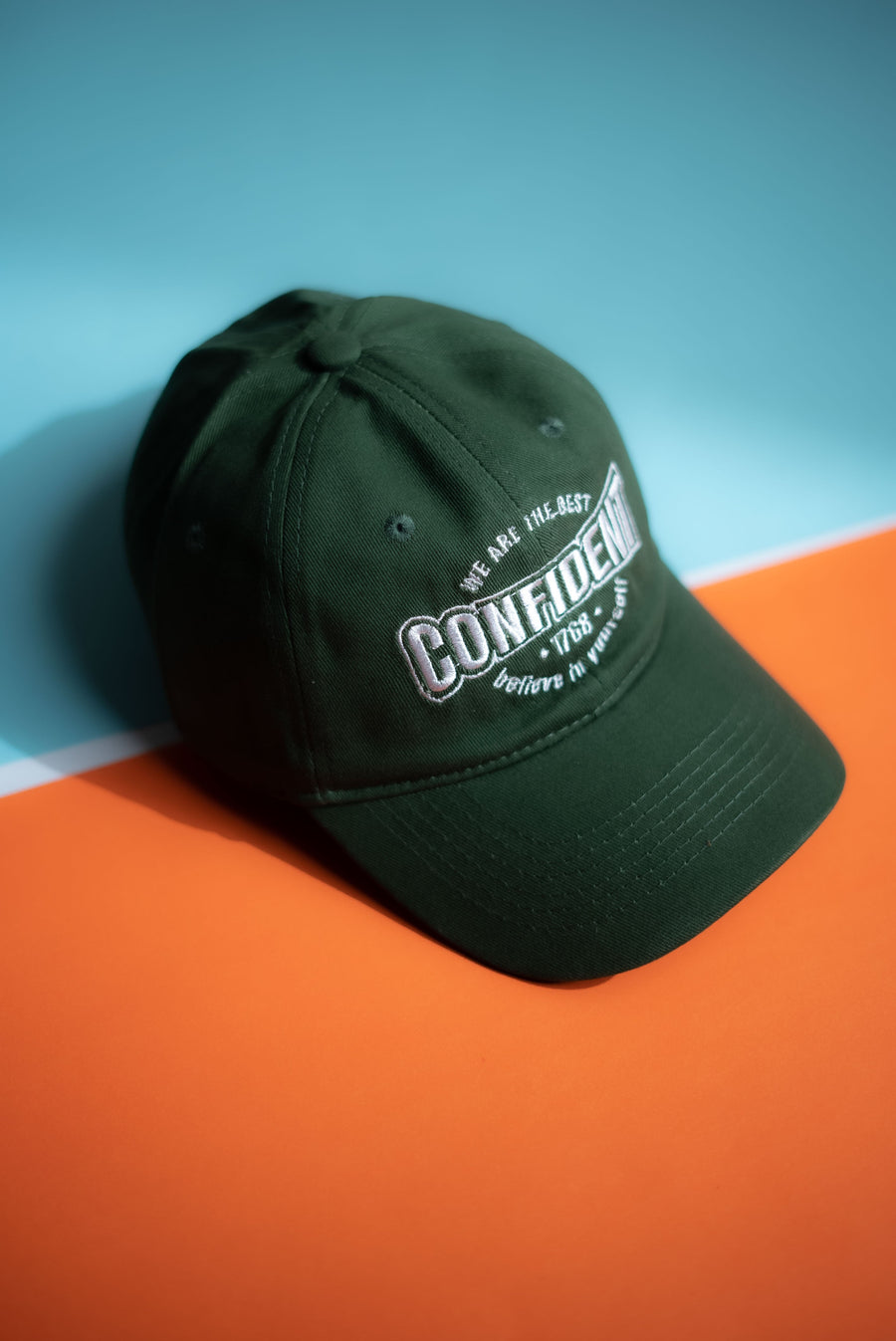 Green Confident Cap -IMP59