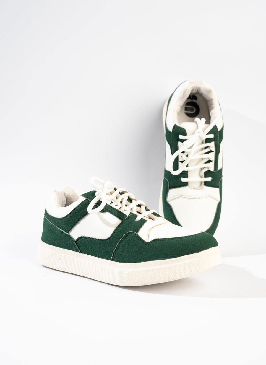 Green Suede Sneakers
