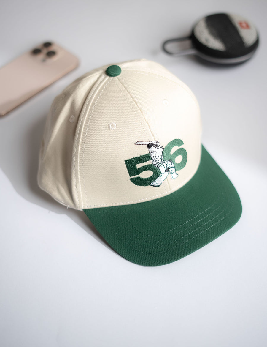 Green Two Tone Babar 56 Cap -PK26
