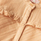 Peach Petal Frill Top