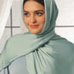 Gum Leaf Silk Hijab