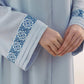 Ice Snowflake Embroidered Abaya