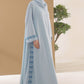 Ice Snowflake Embroidered Abaya