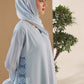 Ice Snowflake Embroidered Abaya