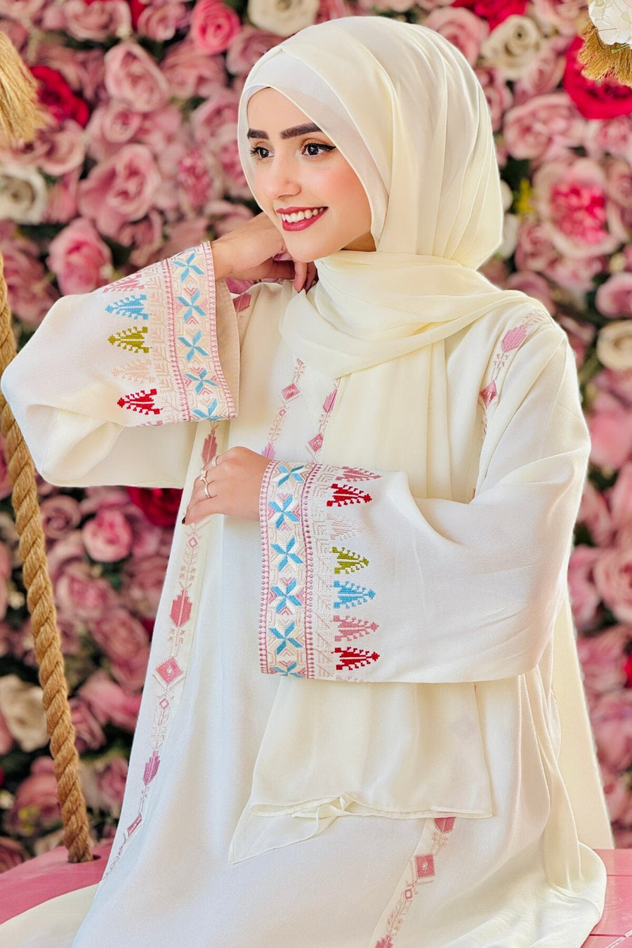 Iceberg Crepe Abaya