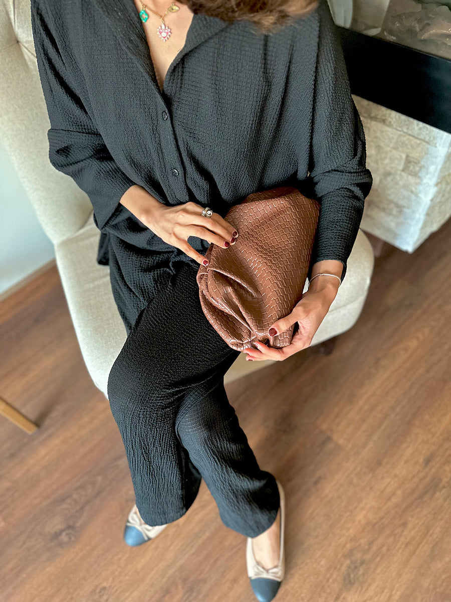 Zavira – 2Pc Knitted Waffle Co-Ord Set