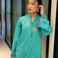 01 Piece Ready to wear  Embroidered  Cotton Jacquard Shirt