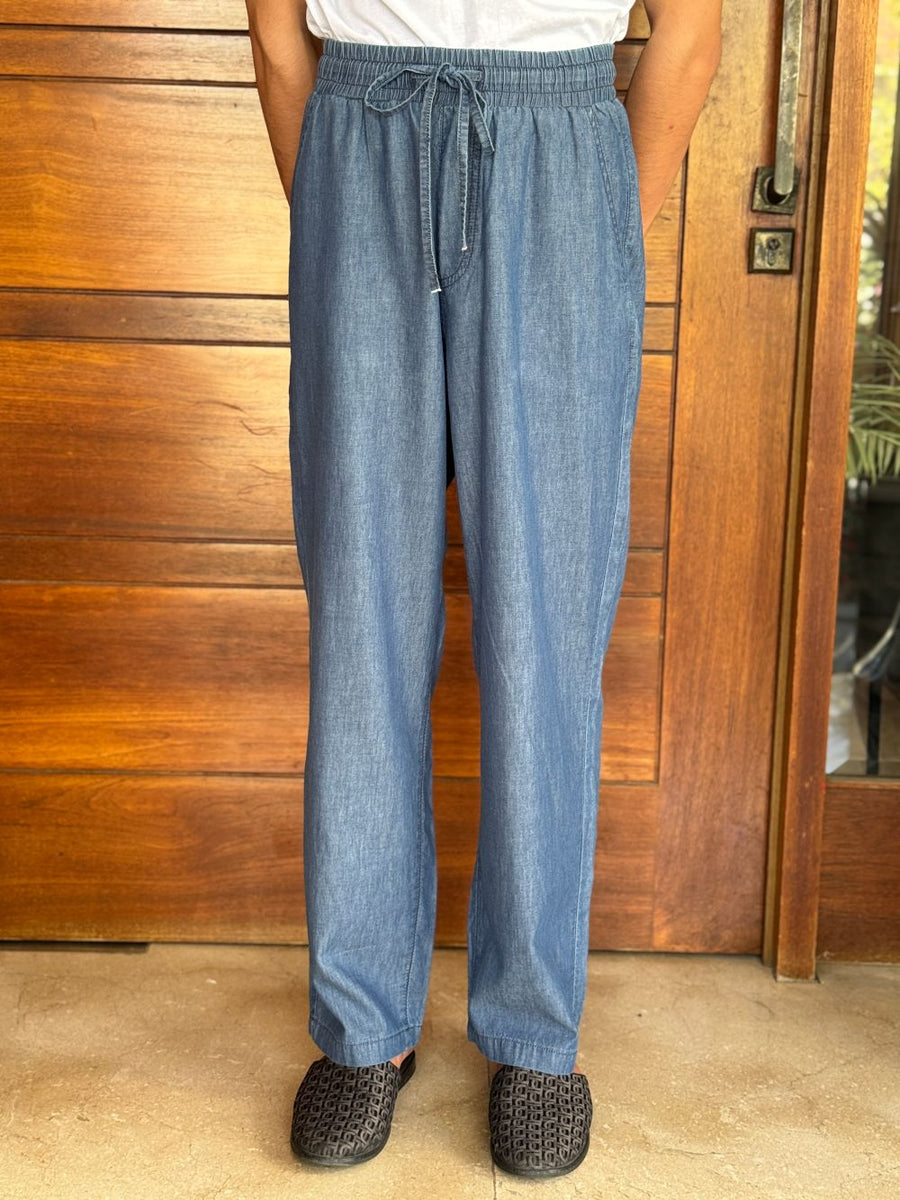 Indigo Blue Relaxed Trouser Him