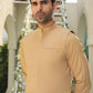 Camel Blended Waistcoat - Straigth Cut -Men