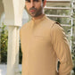 Camel Blended Waistcoat - Straigth Cut -Men