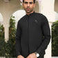 Midnight Black Blended Waistcoat - Straigth Cut - Men