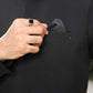 Midnight Black Blended Waistcoat - Straigth Cut - Men