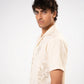 TEXTURED CAMP COLLAR SHIRT