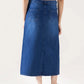 DENIM MIDI SKIRT