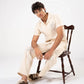 TEXTURED EMBORIDERED SAFARI SHIRT
