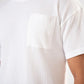 DROP SHOULDER CHEST POCKET TEE