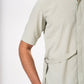 BOXY FIT CROSS OVER SHIRT