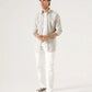 DOUBLE PATCH POCKET TEXTURED SHIRT