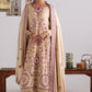 FAWN RADIANCE-3PC LINEN EMBROIDERED SUIT
