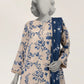 Off White Lawn Printed 3Pc Stitched