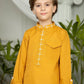 Boy - Embroidered Ochre Kurta