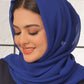 Lapis Blue Georgette Hijab