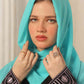 Light Sea Green Georgette Hijab