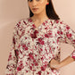 VANILLA ORNATE PRINTED LINEN SHIRT