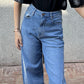 Blue Wash Skater Fit Jeans Women
