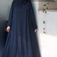 Marble Blue Abaya