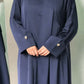 Marble Blue Abaya
