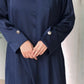 Marble Blue Abaya
