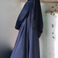 Marble Blue Abaya
