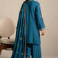 MYSTIC TEAL-3PC (SHIRT, TROUSER & DUPATTA)