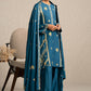 MYSTIC TEAL-3PC (SHIRT, TROUSER & DUPATTA)