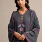 CHARCOAL SPECTRUM-3PC (SHIRT, TROUSER & DUPATTA)