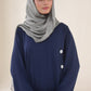 Marine Blue Coat Abaya