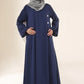 Marine Blue Coat Abaya